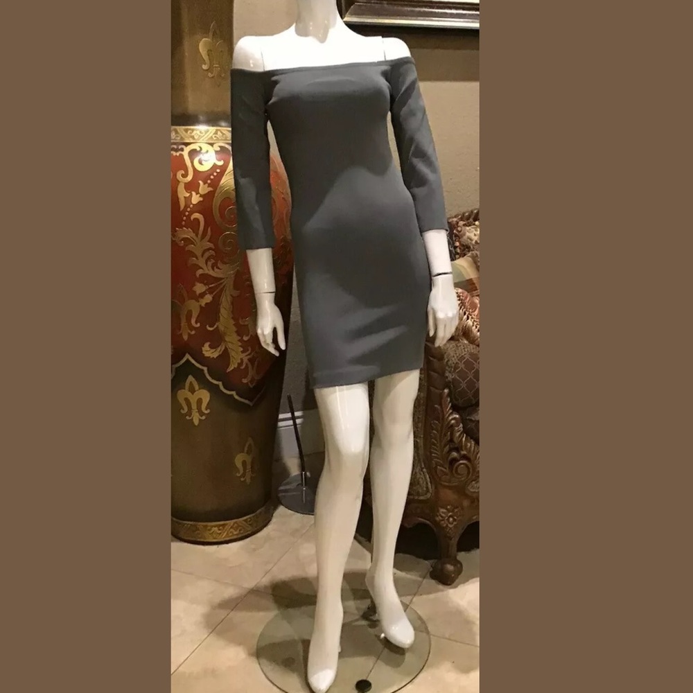 Calvin Klein Collection Gray Bandage Dress sz S